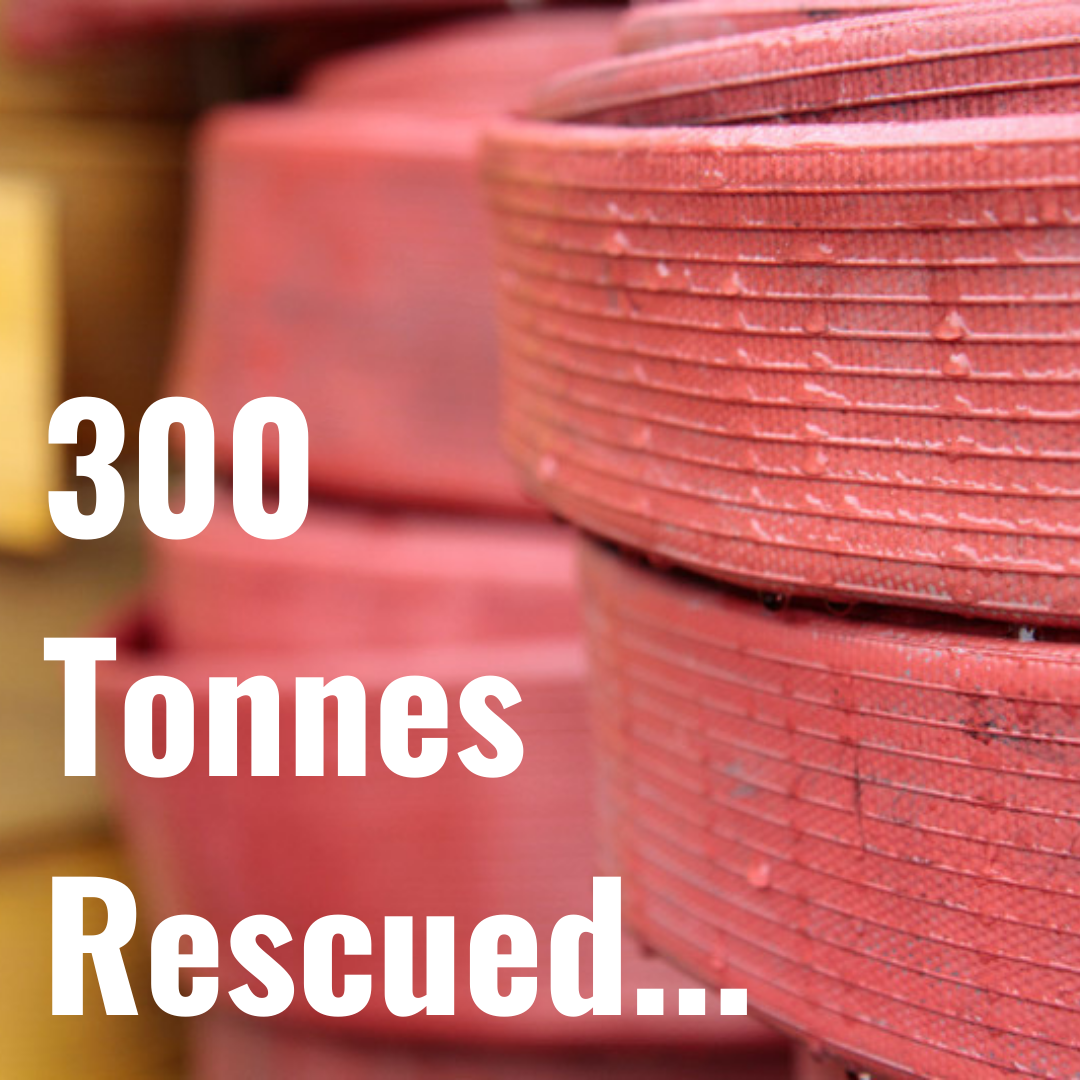 300 Tonnes Rescued