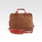 Compact Briefcase | Leather & Fire-hose