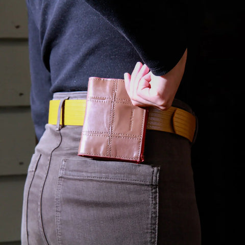 Faversham Wallet | Leather & Fire-hose