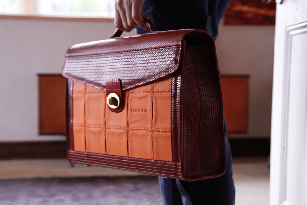 Sustainable Luxury Briefcase by Elvis & Kresse