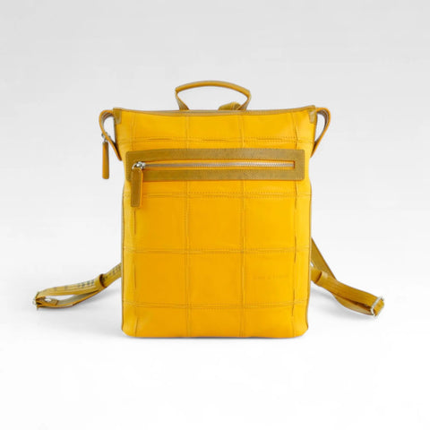 Small Backpack | Leather & Fire-hose