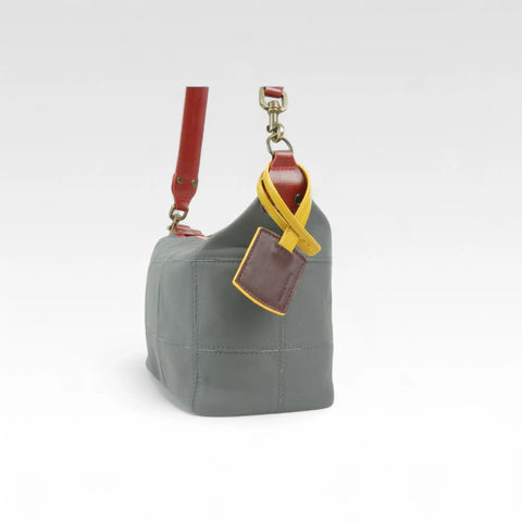 Bag Charm | Leather & Fire-hose