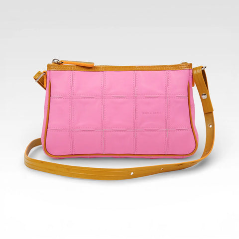 Crossbody Clutch | Leather & Fire-hose