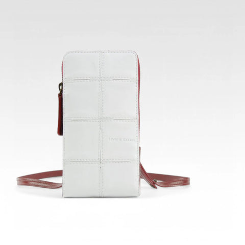 Crossbody pouch | Leather & Fire-hose