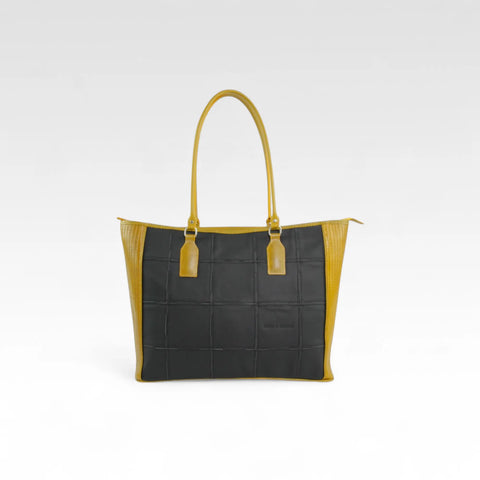 Classic Tote | Leather & Fire-hose