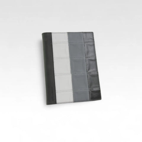 Elvis & Kresse Leather notebook, sustainably made from upcycled Rolls Royce leather and recycled London Fire Brigade fire-hose