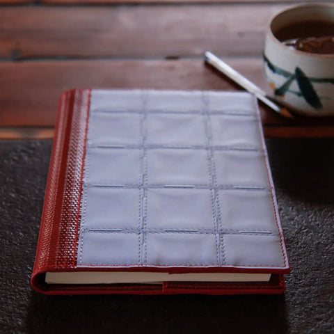 The Elvis & Kresse Leather notebook is ethically made using small-batch production and fair labour practices