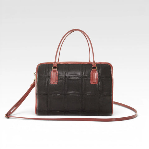 Large Post Bag | Leather & Fire-hose