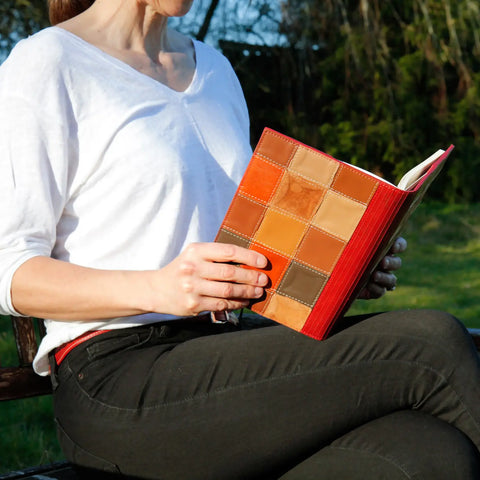 The Elvis & Kresse Leather notebook is ethically made using small-batch production and fair labour practices