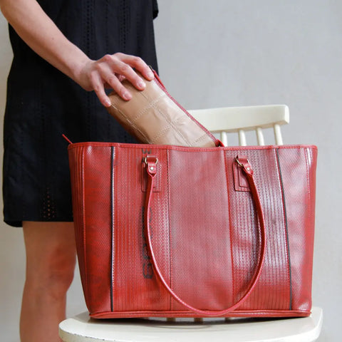 Toiletry Pouch | Leather & Fire-hose