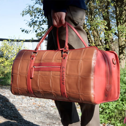 Overnight Bag | Leather & Fire-hose