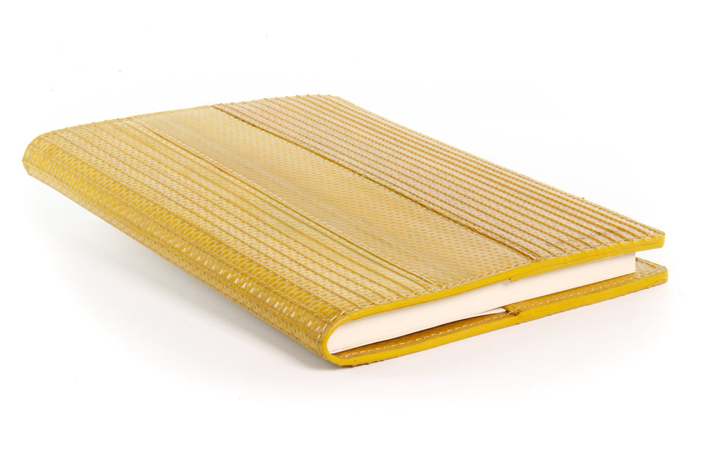 Elvis & Kresse notebook in rare yellow decommissioned fire-hose
