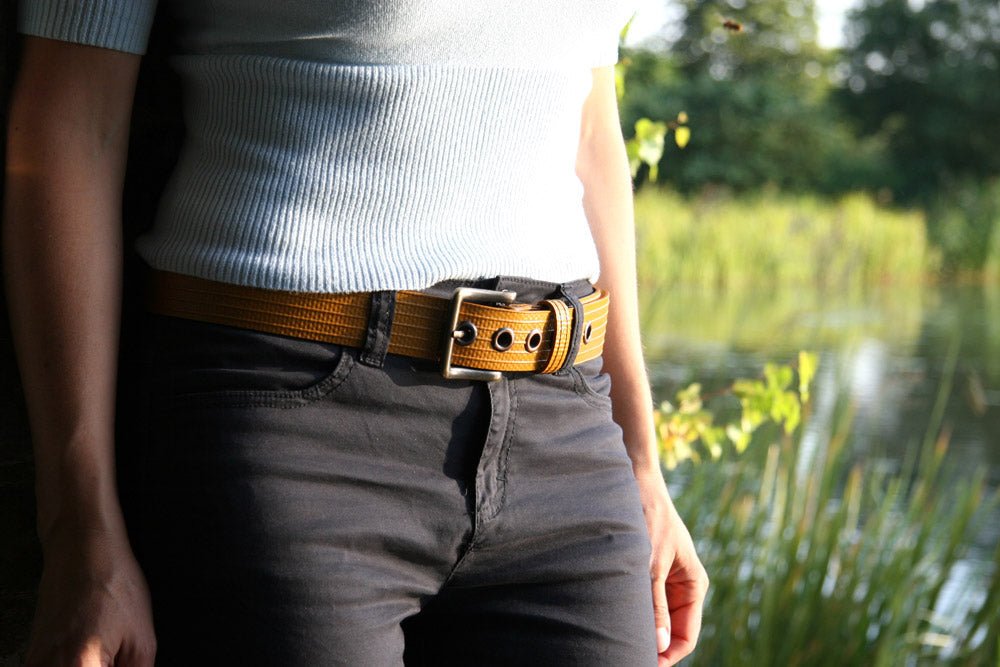 Recycled Fire-Hose Belts