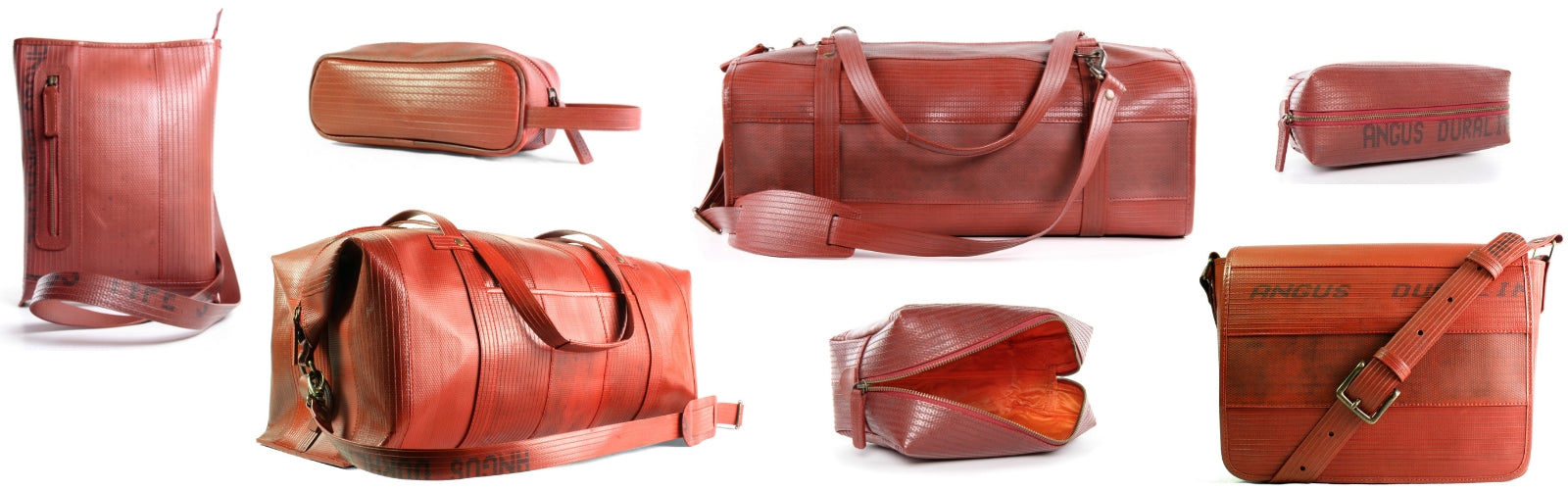 Recycled Firefighter Bags from old fire-hose - Elvis & Kresse