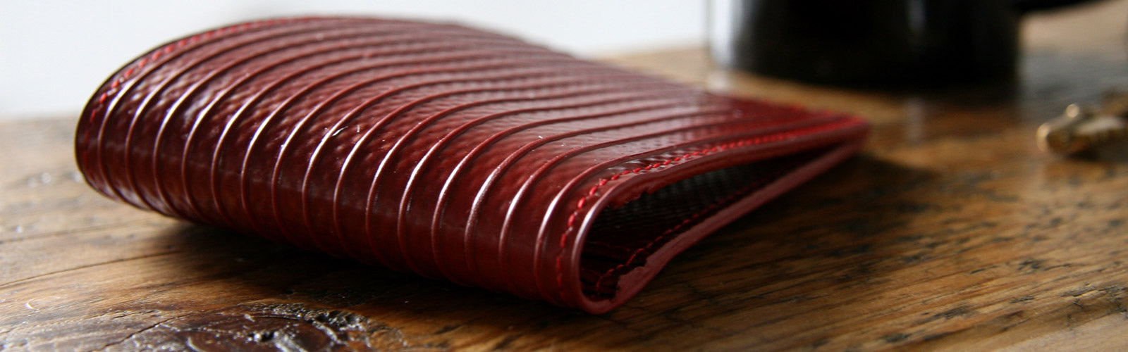 Firefighter Wallet handmade from recycled fire-hose