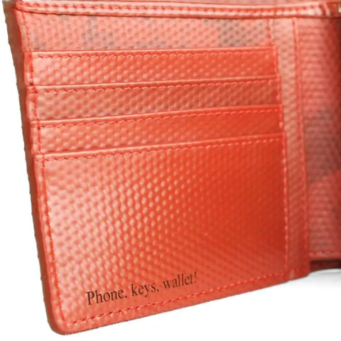 Billfold Wallet with Coin Pocket | Leather & Fire-hose