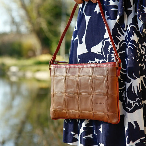 Clutch Bag | Leather & Fire-hose