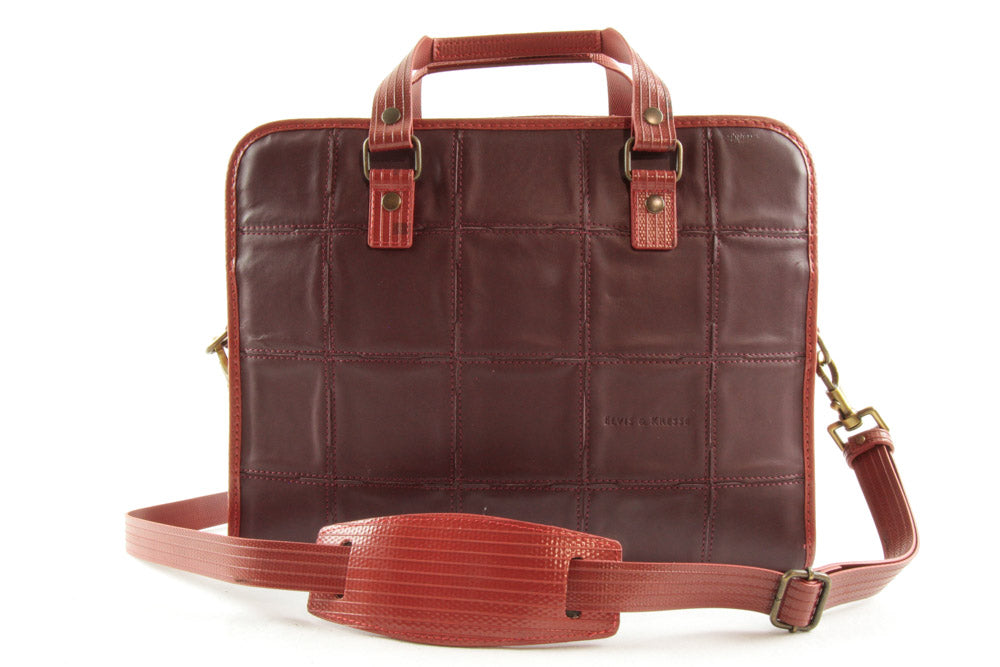 Sustainable luxury briefcase by Elvis & Kresse