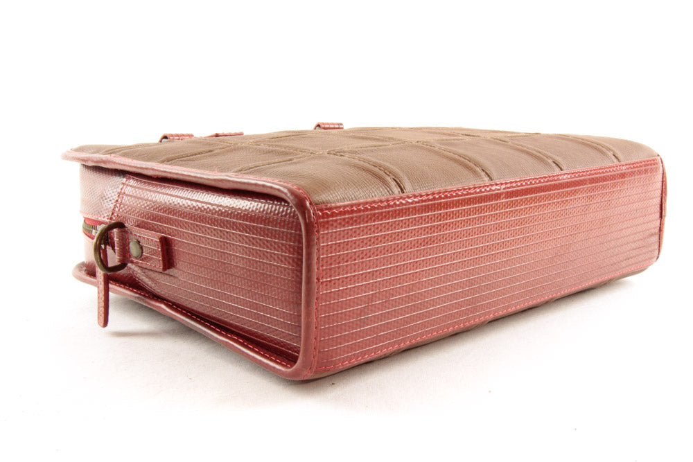 Sustainable Leather Briefcase