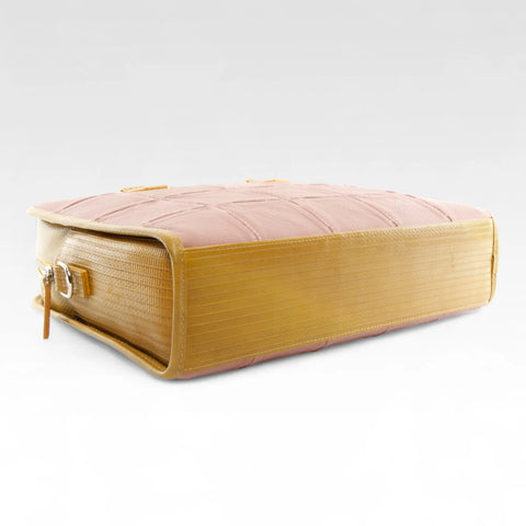 Compact Briefcase | Leather & Fire-hose