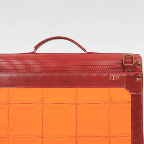 Continental Briefcase | Leather & Fire-hose