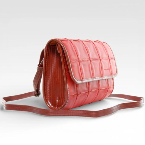 Crossbody Bag | Leather & Fire-hose