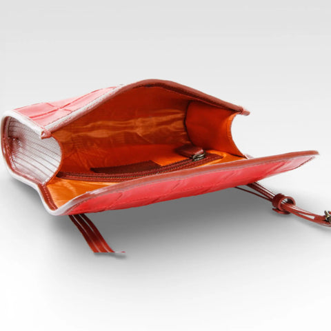 Crossbody Bag | Leather & Fire-hose