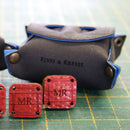 Torpedo Cufflinks | Leather & Fire-hose