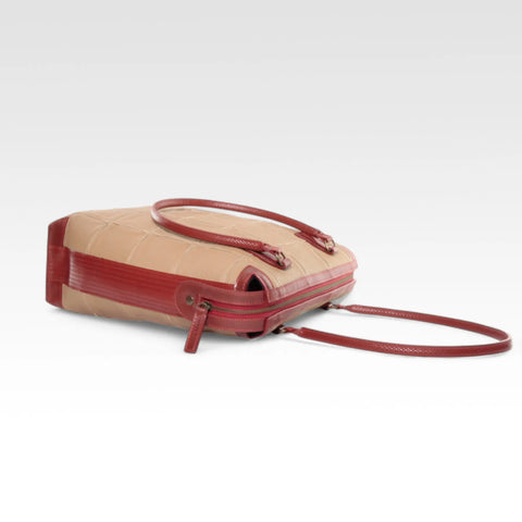 Dutch Tote | Leather & Fire-hose