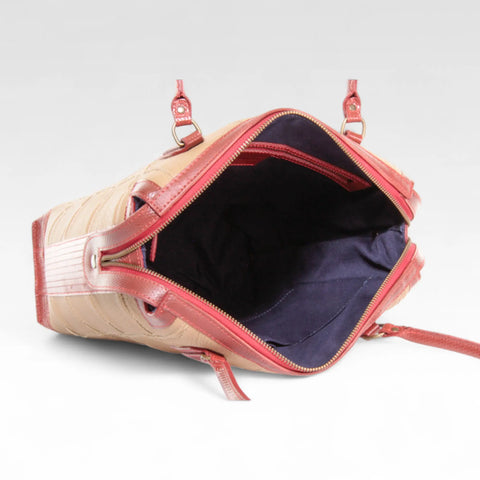 Dutch Tote | Leather & Fire-hose