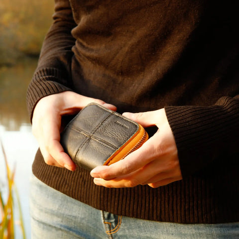 Pocket / Bag Organiser | Leather & Fire-hose