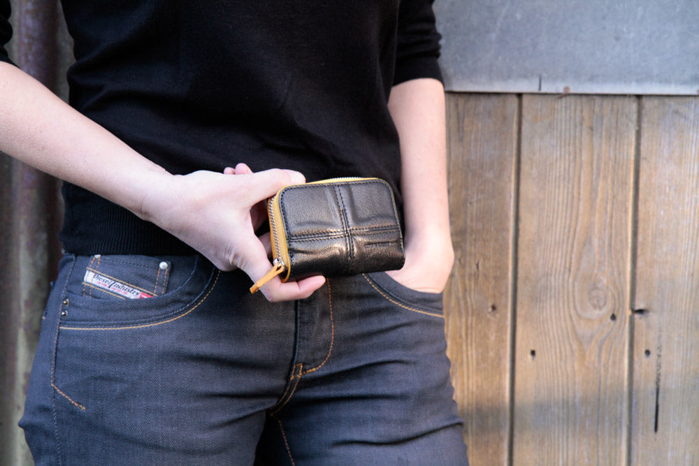 Pocket / Bag Organiser | Leather & Fire-hose