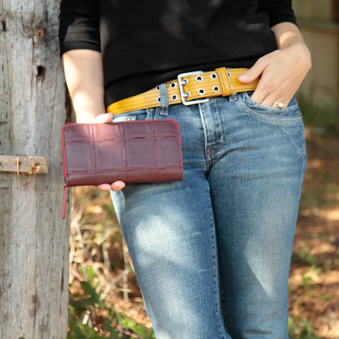 Purse | Leather & Fire-hose