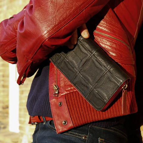 Purse | Leather & Fire-hose