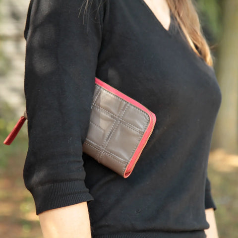 Purse | Leather & Fire-hose