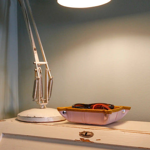 Desk Tidy | Leather & Fire-hose