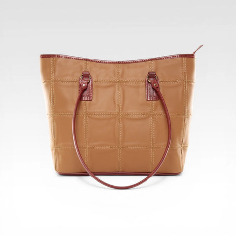 Small Tote | Leather & Fire-hose