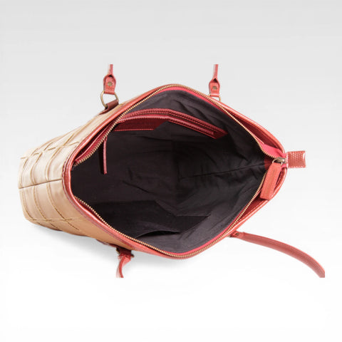 Small Tote | Leather & Fire-hose