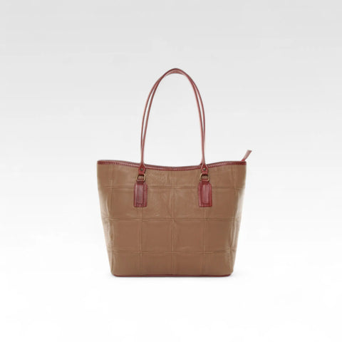 Small Tote | Leather & Fire-hose