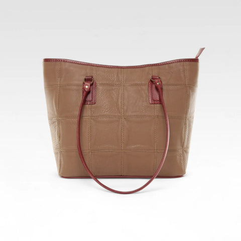 Small Tote | Leather & Fire-hose