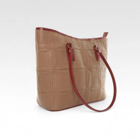 Small Tote | Leather & Fire-hose