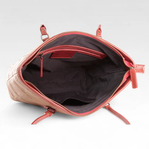 Small Tote | Leather & Fire-hose