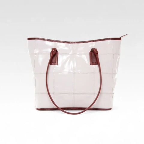 Small Tote | Leather & Fire-hose