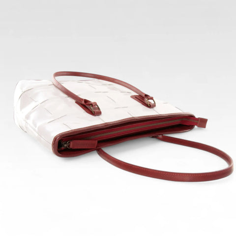 Small Tote | Leather & Fire-hose