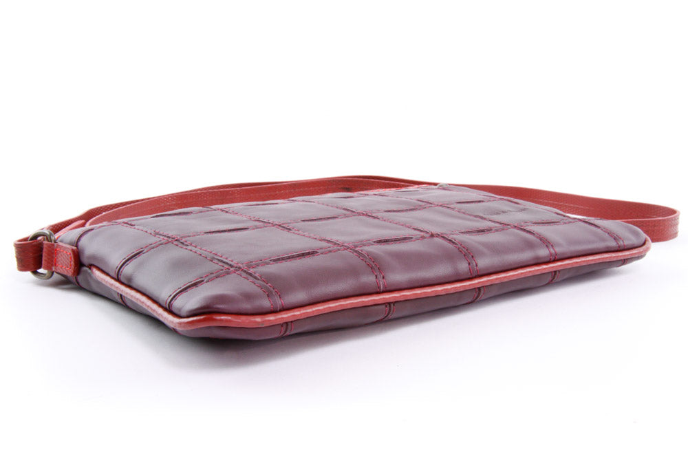 Rescued Leather Clutch Bag