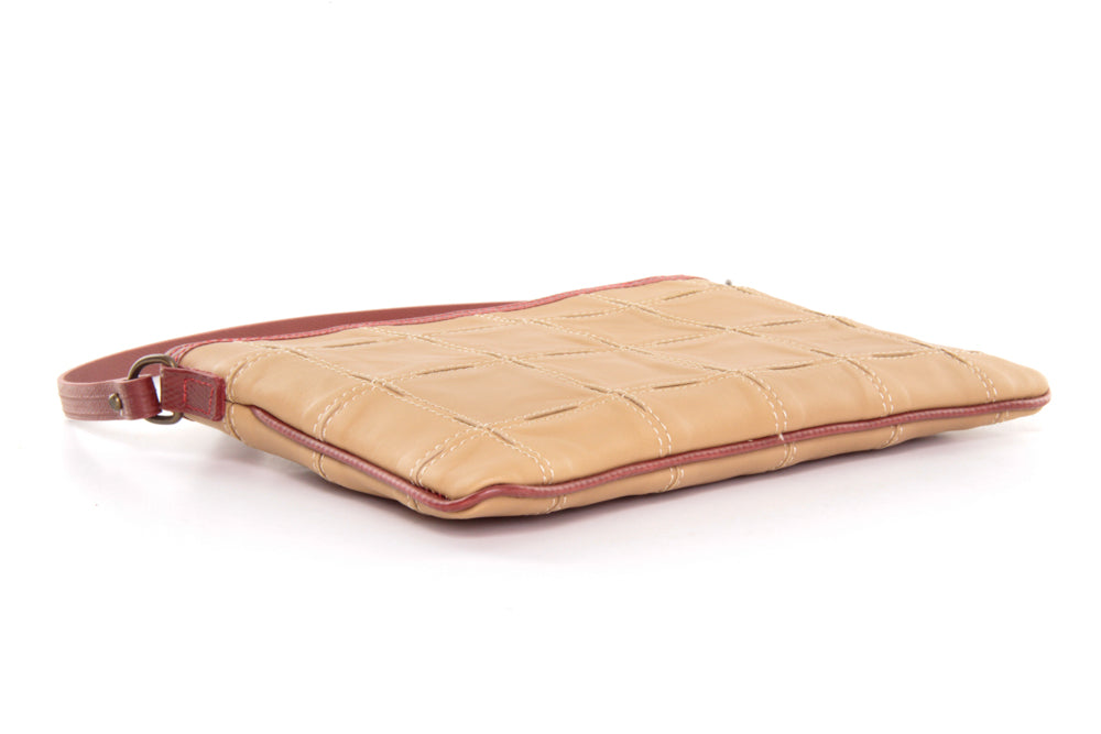 Upcycled Leather Clutch Bag