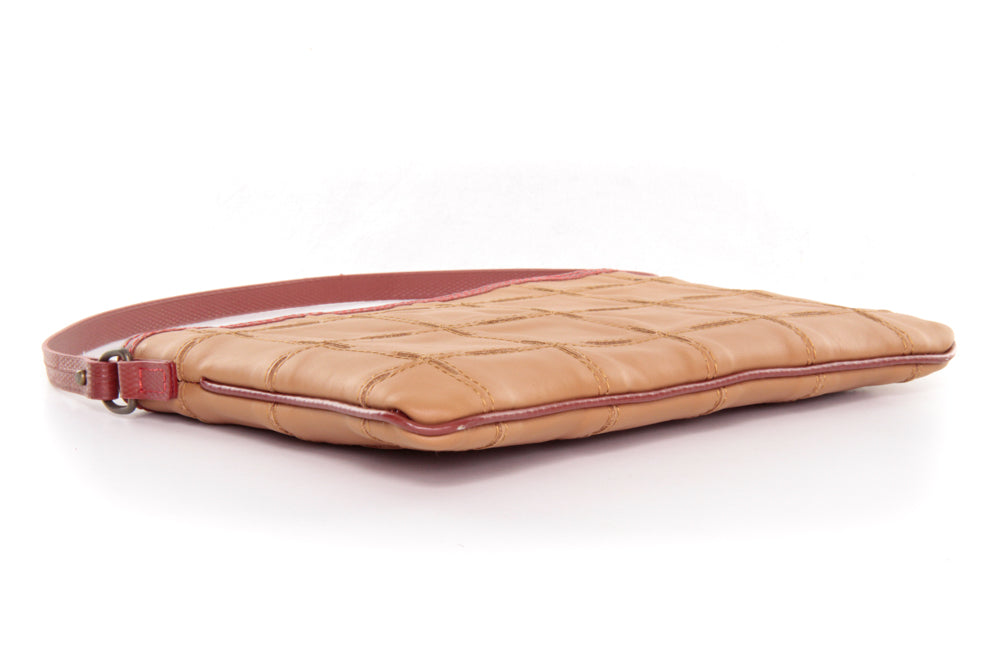 Recycled Leather Clutch Bag