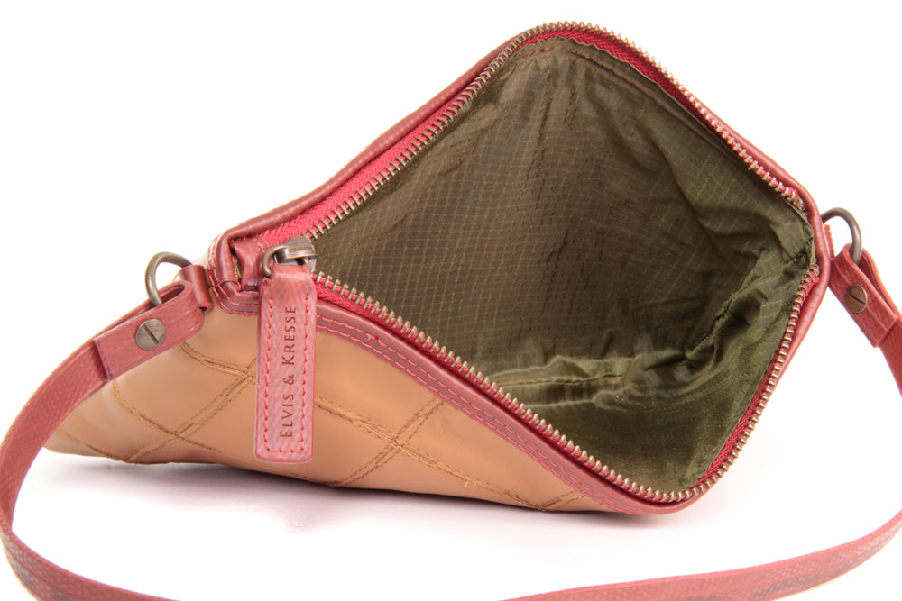 Rescued Leather Clutch Bag