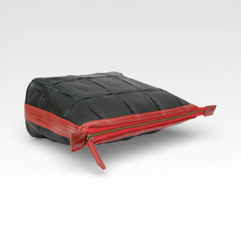 Cosmetics Case / Toiletry Bag | Leather & Fire-hose