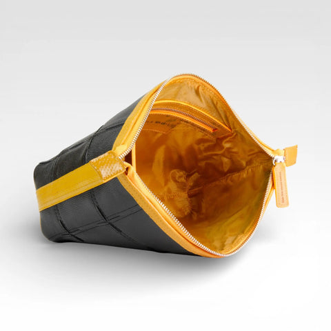 Cosmetics Case / Toiletry Bag | Leather & Fire-hose